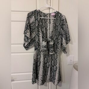 Buddy love snake print dress
